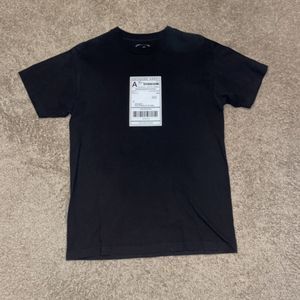 Anti Social Social Club ASSC Shipping Label Black T Shirt Size Medium